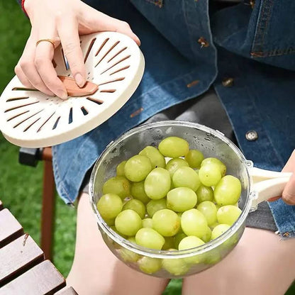 Passoire de cuisine 2 en 1 pratique