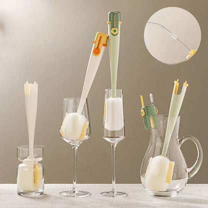 Kit de nettoyage de brosses à bouteilles multifonctionnel