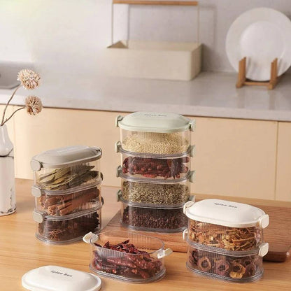 Contenants à épices compacts pour cuisine