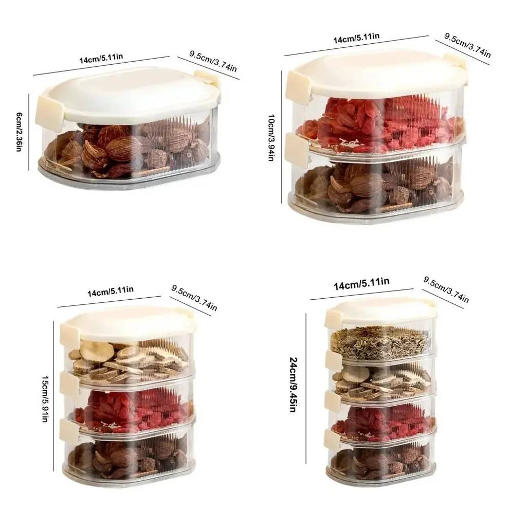 Contenants à épices compacts pour cuisine