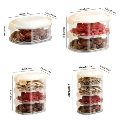 Contenants à épices compacts pour cuisine