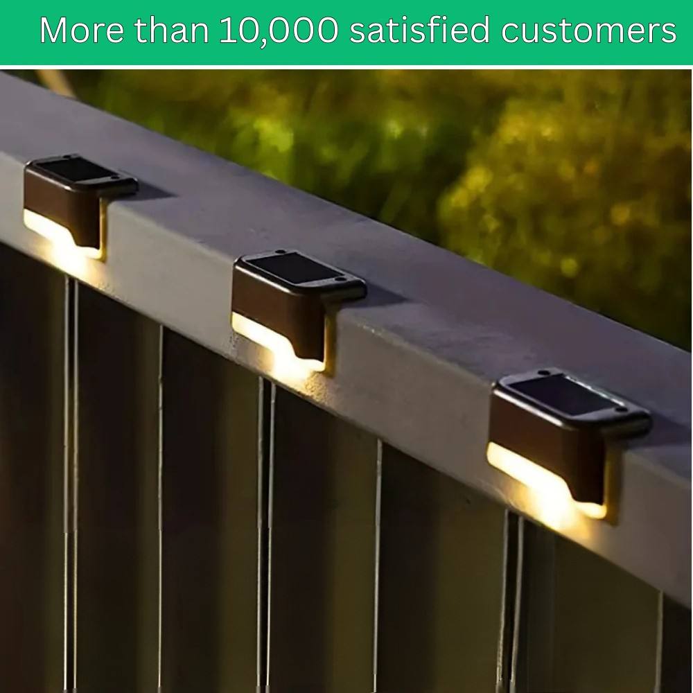 Lampes solaires d'extérieur écoénergétiques, étanches et automatiques
