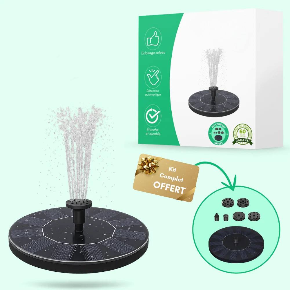 Petit plan d'eau autonome pour jardin