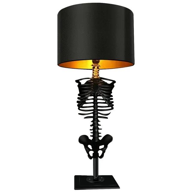 Dark Skull Desk Light, Unique Decor Lamp - Ortekor