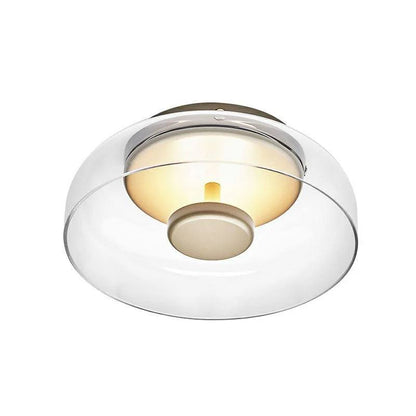 Plafonnier LED en verre élégant