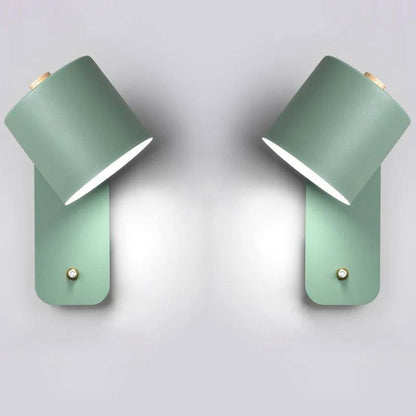 Applique murale de chambre à coucher LED élégante avec interrupteur marche/arrêt