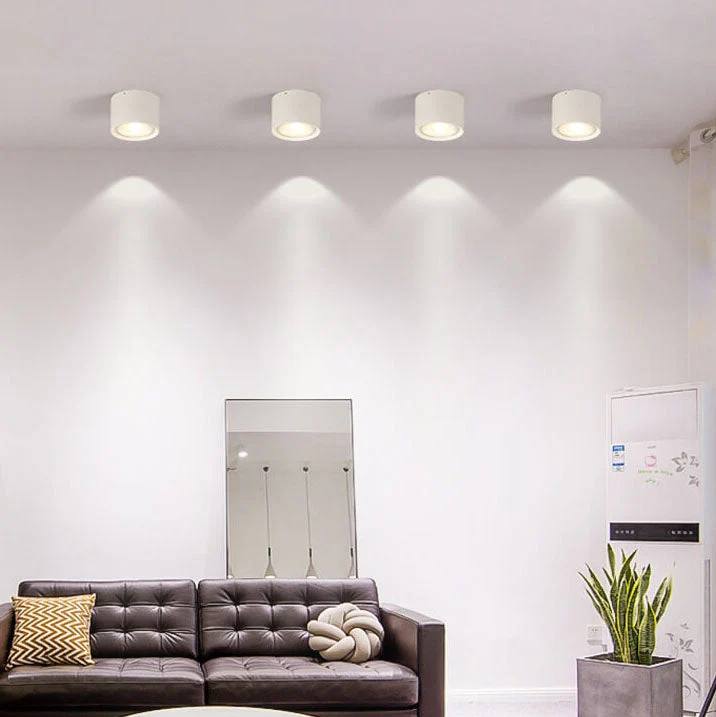 Downlight LED encastré intérieur lumineux et réglable