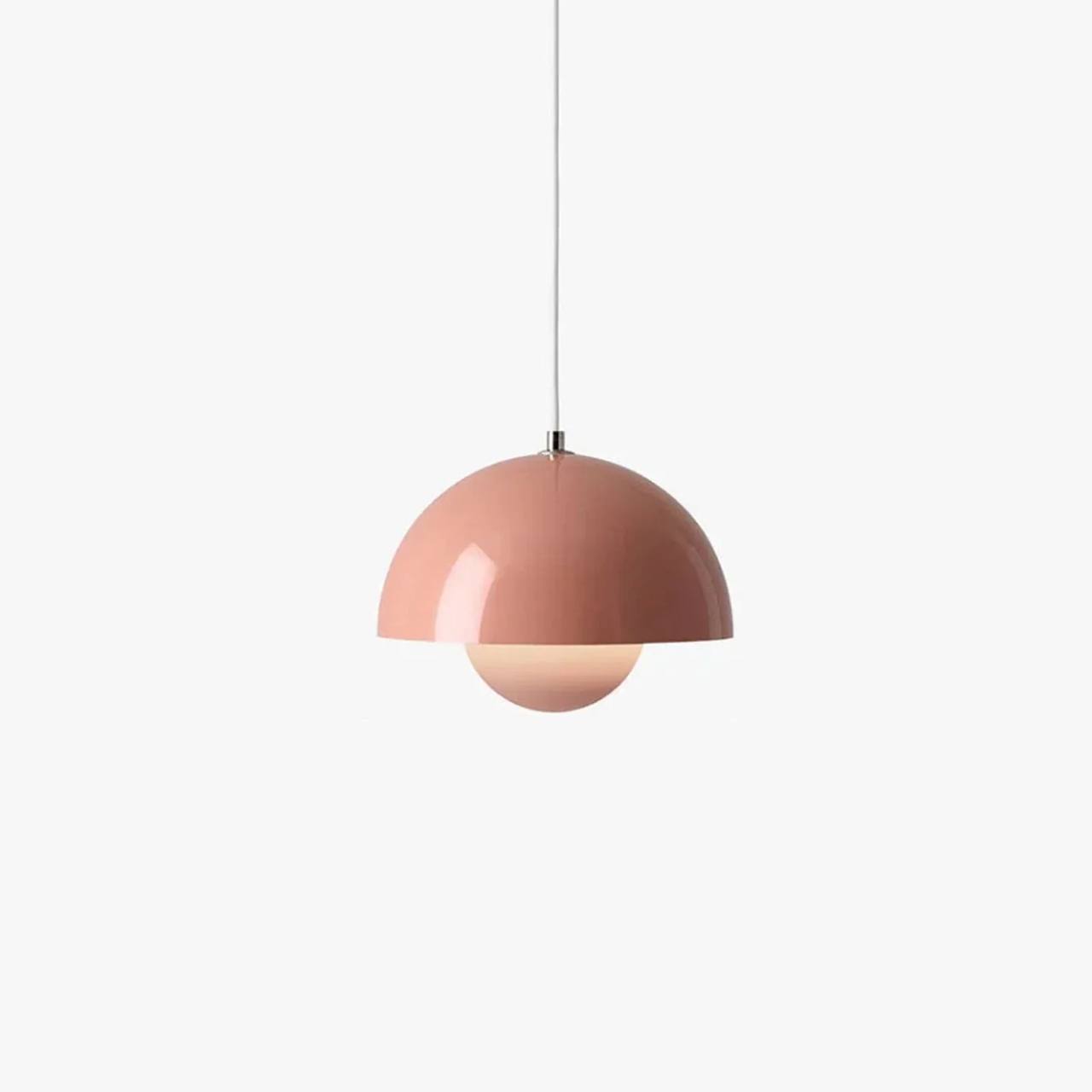 Suspension élégante avec motif floral
