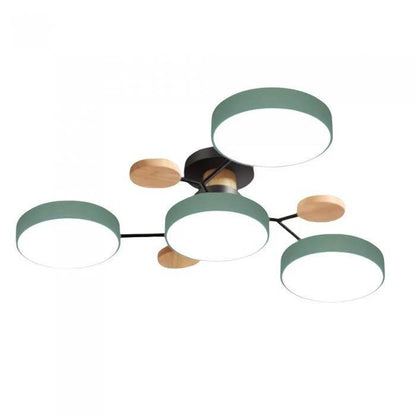 Plafonnier LED nordique élégant, style branche d'arbre