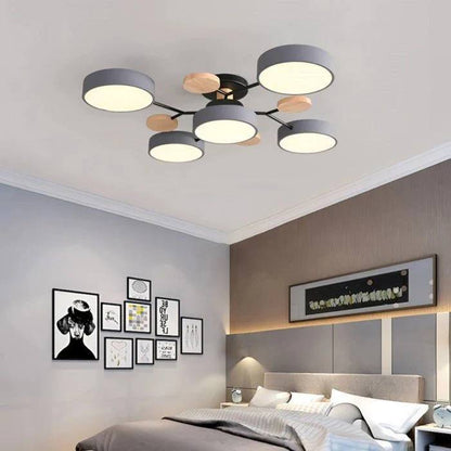 Plafonnier LED nordique élégant, style branche d'arbre