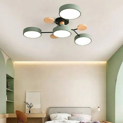 Plafonnier LED nordique élégant, style branche d'arbre