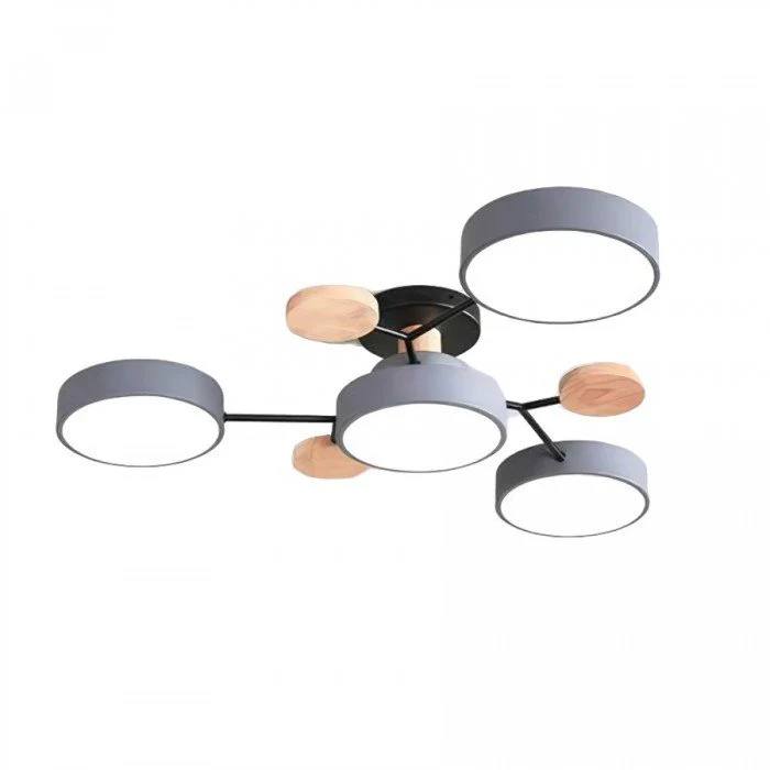 Plafonnier LED nordique élégant, style branche d'arbre