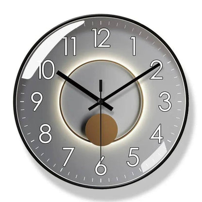 Horloge scandinave en bois, design simple