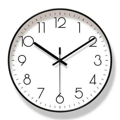 Horloge scandinave en bois, design simple