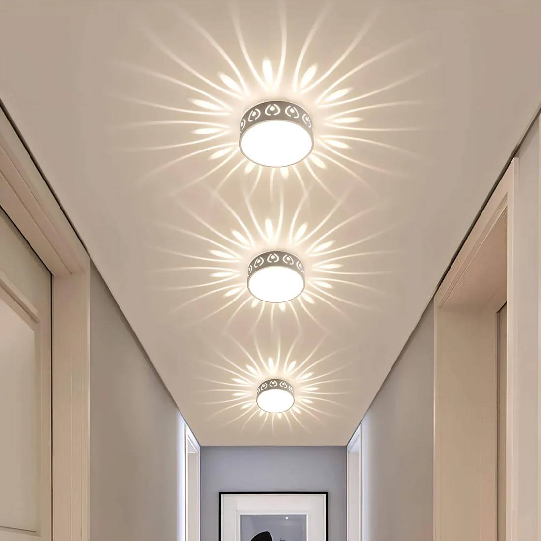 Bright LED Indoor Outdoor Ceiling Lamp - Ortekor