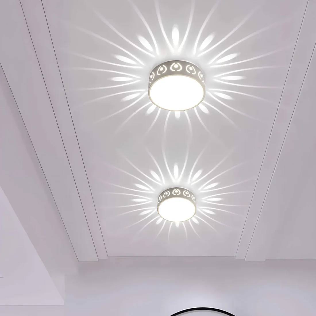 Plafonnier LED lumineux intérieur/extérieur