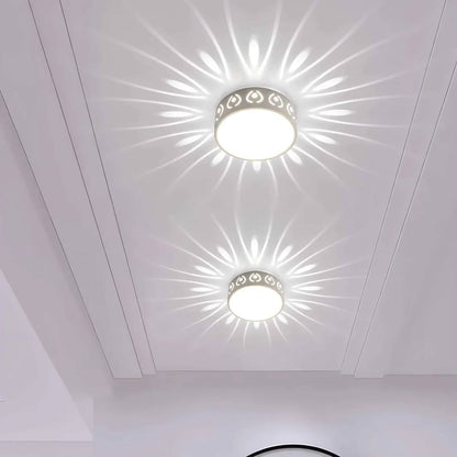 Plafonnier LED lumineux intérieur/extérieur