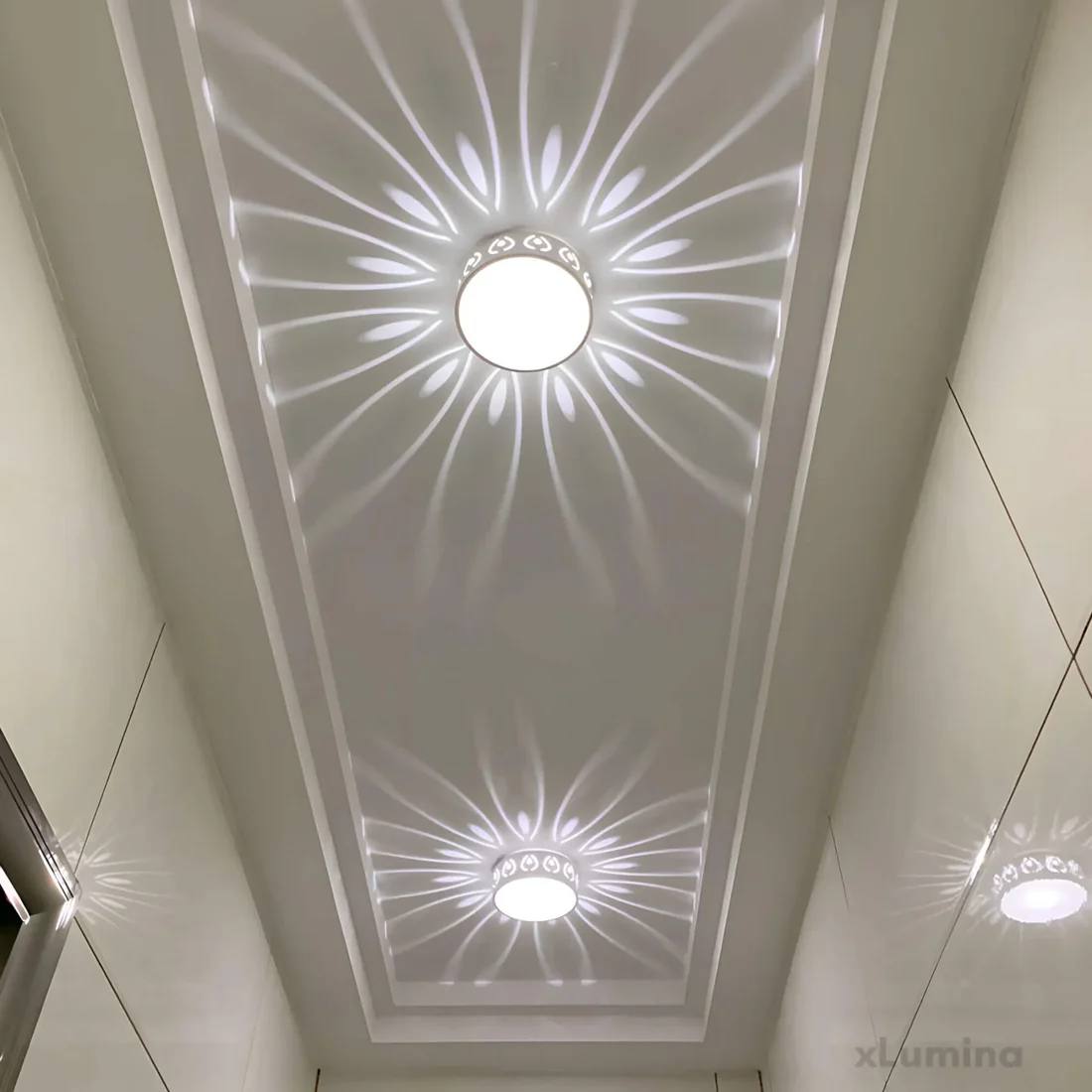Plafonnier LED lumineux intérieur/extérieur