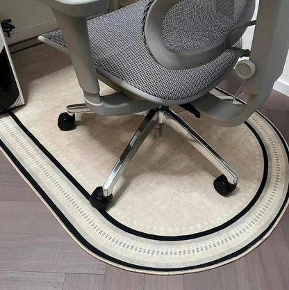 Tapis de protection de sol durable pour chaise de bureau