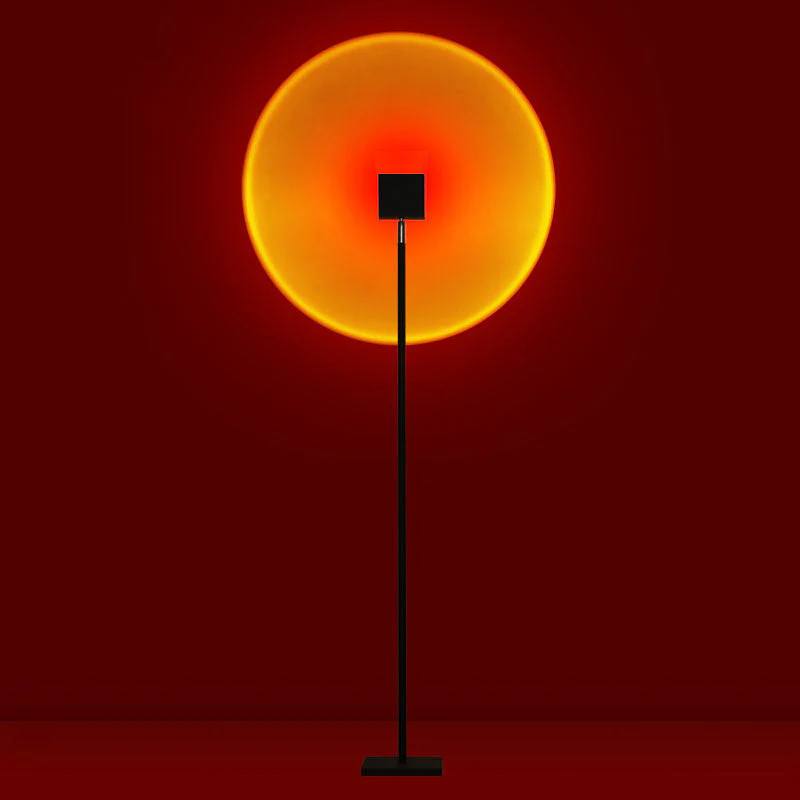 Lampadaire LED élégant avec effet de lumière d'ambiance