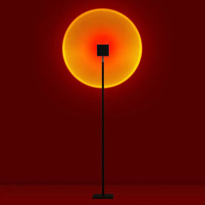 Lampadaire LED élégant avec effet de lumière d'ambiance
