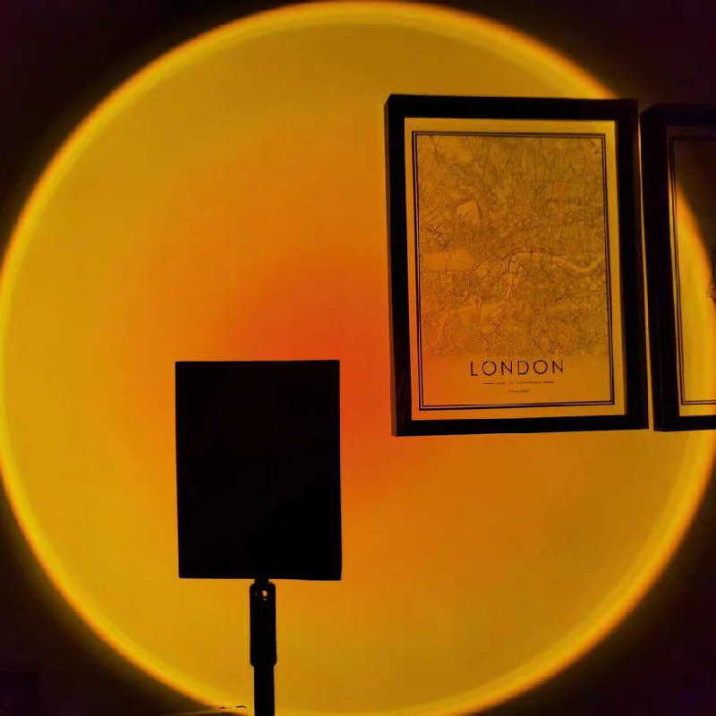 Lampadaire LED élégant avec effet de lumière d'ambiance