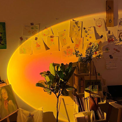 Lampadaire LED élégant avec effet de lumière d'ambiance