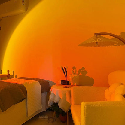 Lampadaire LED élégant avec effet de lumière d'ambiance