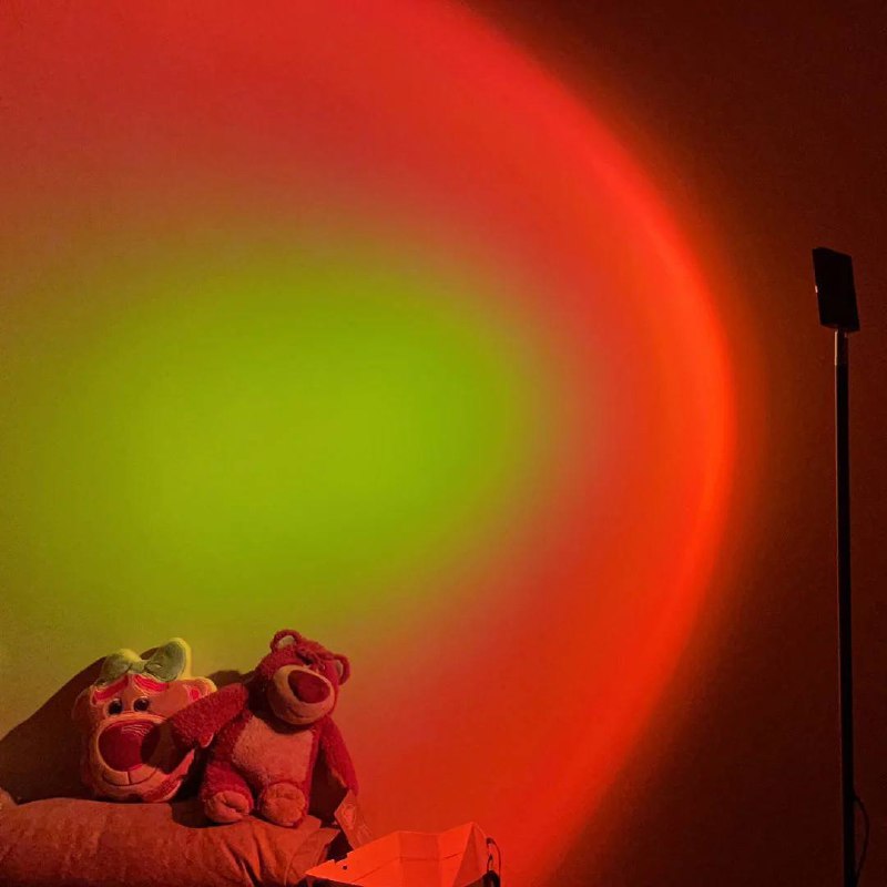 Lampadaire LED élégant avec effet de lumière d'ambiance