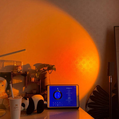 Lampadaire LED élégant avec effet de lumière d'ambiance