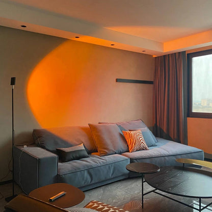 Lampadaire LED élégant avec effet de lumière d'ambiance