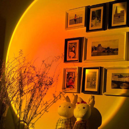 Lampadaire LED élégant avec effet de lumière d'ambiance
