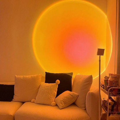 Lampadaire LED élégant avec effet de lumière d'ambiance