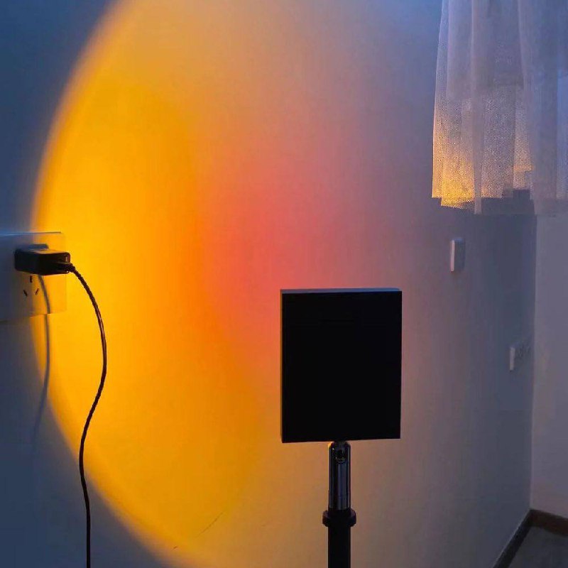 Lampadaire LED élégant avec effet de lumière d'ambiance