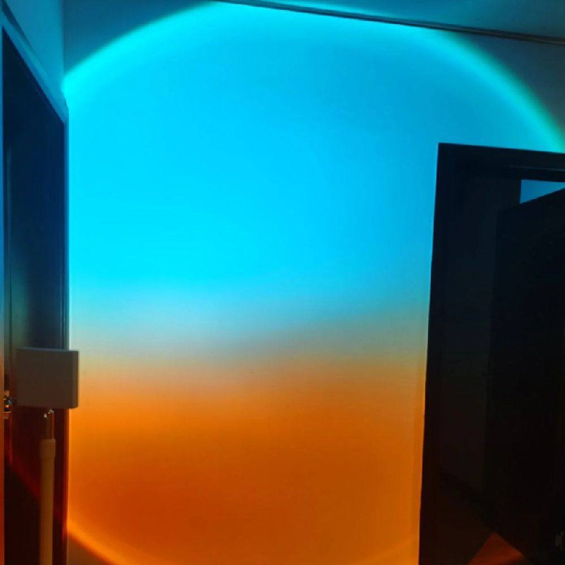 Lampadaire LED élégant avec effet de lumière d'ambiance