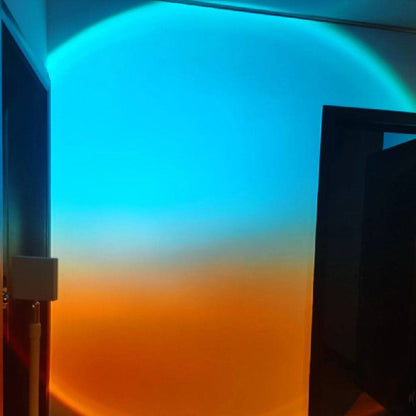 Lampadaire LED élégant avec effet de lumière d'ambiance
