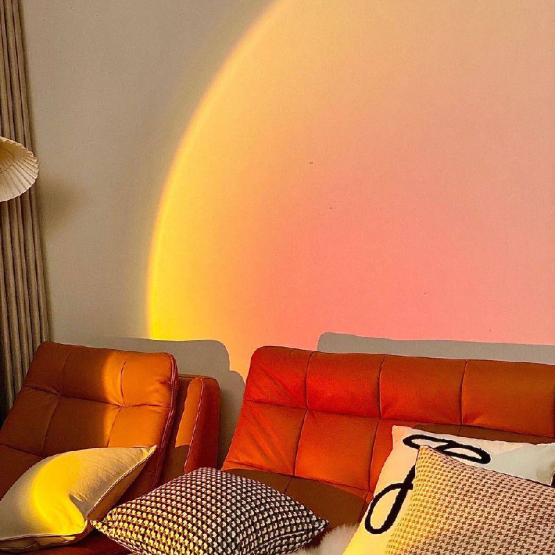 Lampadaire LED élégant avec effet de lumière d'ambiance