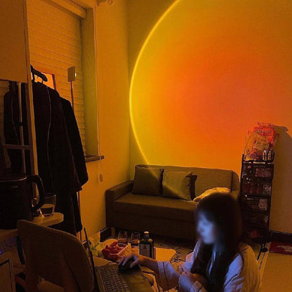 Lampadaire LED élégant avec effet de lumière d'ambiance