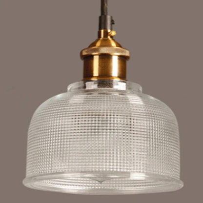 Classic Hanging Glass Lamp, Traditional Style Pendant - Ortekor