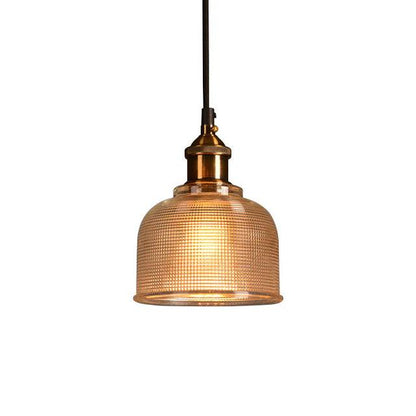 Suspension classique en verre, style traditionnel
