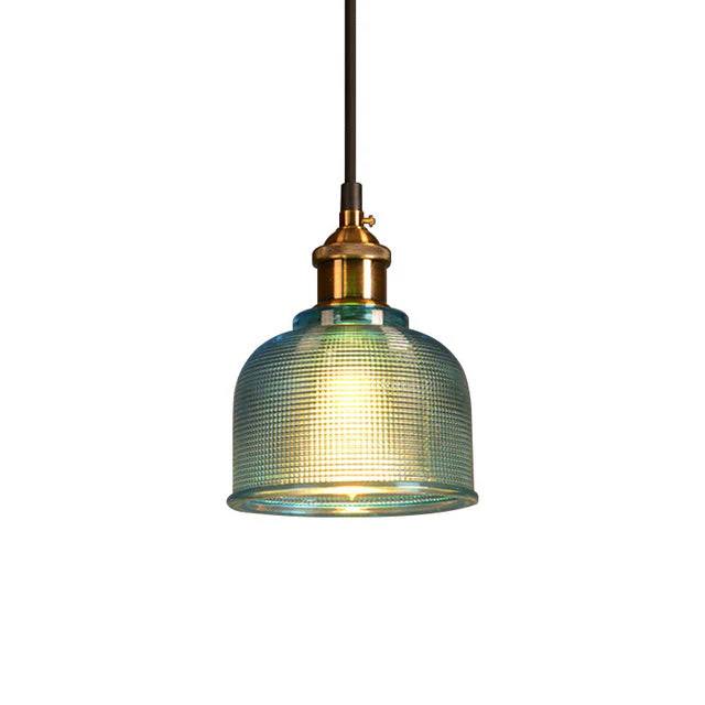 Suspension classique en verre, style traditionnel