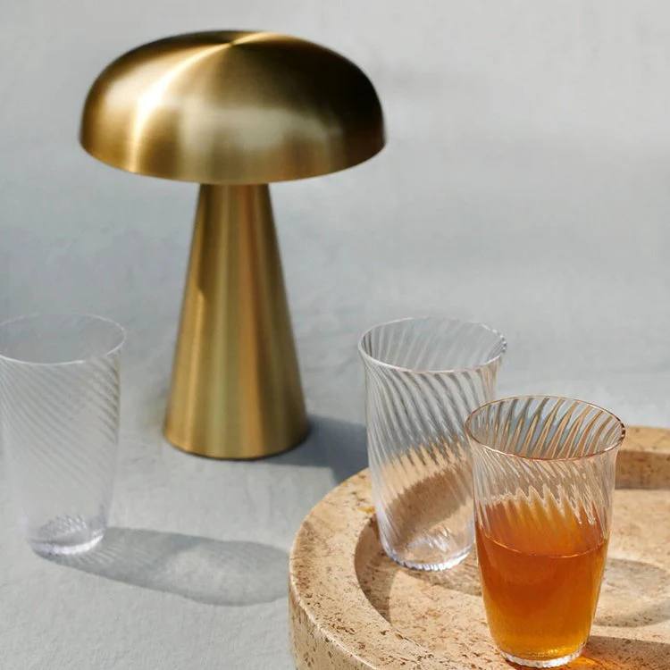 Lampe de bureau portable LED style champignon