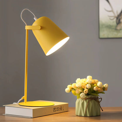 Lampe de table chic en verre, Lampe de bureau élégante et réglable
