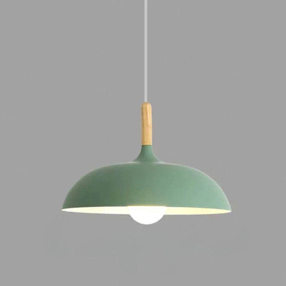 Plafonnier Rustique en Bois, Finition Chêne Naturel