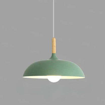 Plafonnier Rustique en Bois, Finition Chêne Naturel