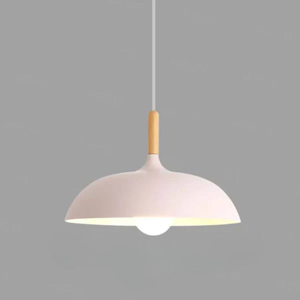 Plafonnier Rustique en Bois, Finition Chêne Naturel