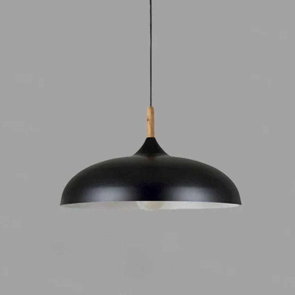 Plafonnier Rustique en Bois, Finition Chêne Naturel