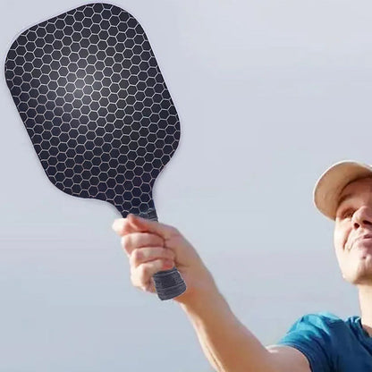 Pickleball Paddle with Carbon Fiber Face & Honeycomb Core for Spin Control & Power