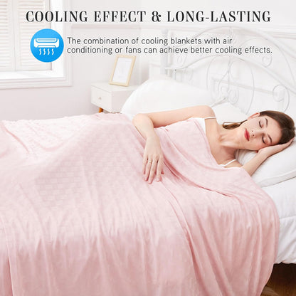 Chill Comfort | Cooling Summer Blanket with Double-Sided Cold Effect | Breathable & Lightweight for Hot Sleepers