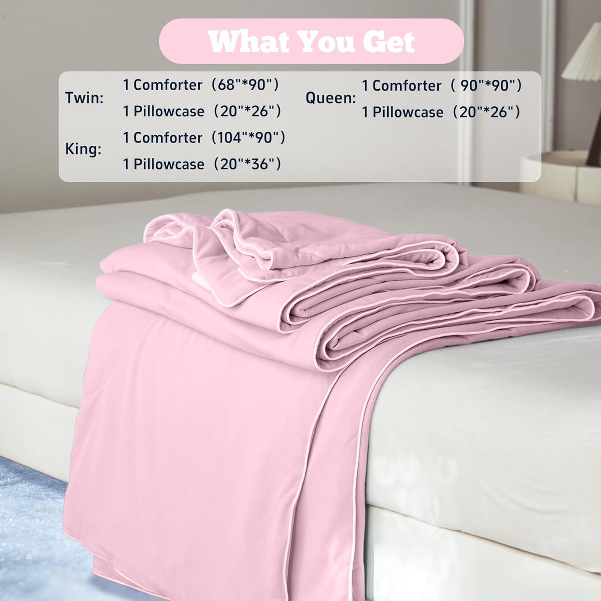 Ensemble de couette rafraîchissante | Couverture rafraîchissante légère avec taies d'oreiller rafraîchissantes | Tissu anti-humidité pour ceux qui ont chaud la nuit